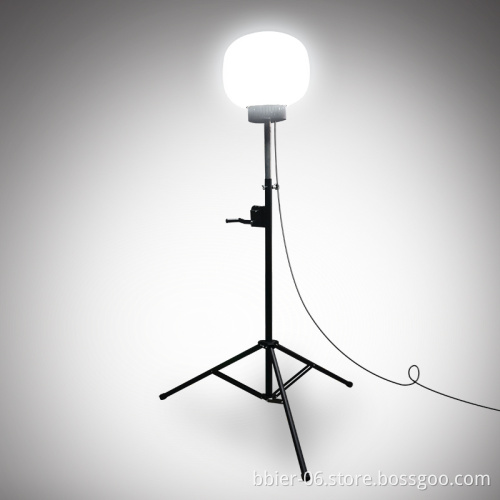 Super Bright LED Balloon Work Light Tower - 80W to 300W Towable Mobile Light